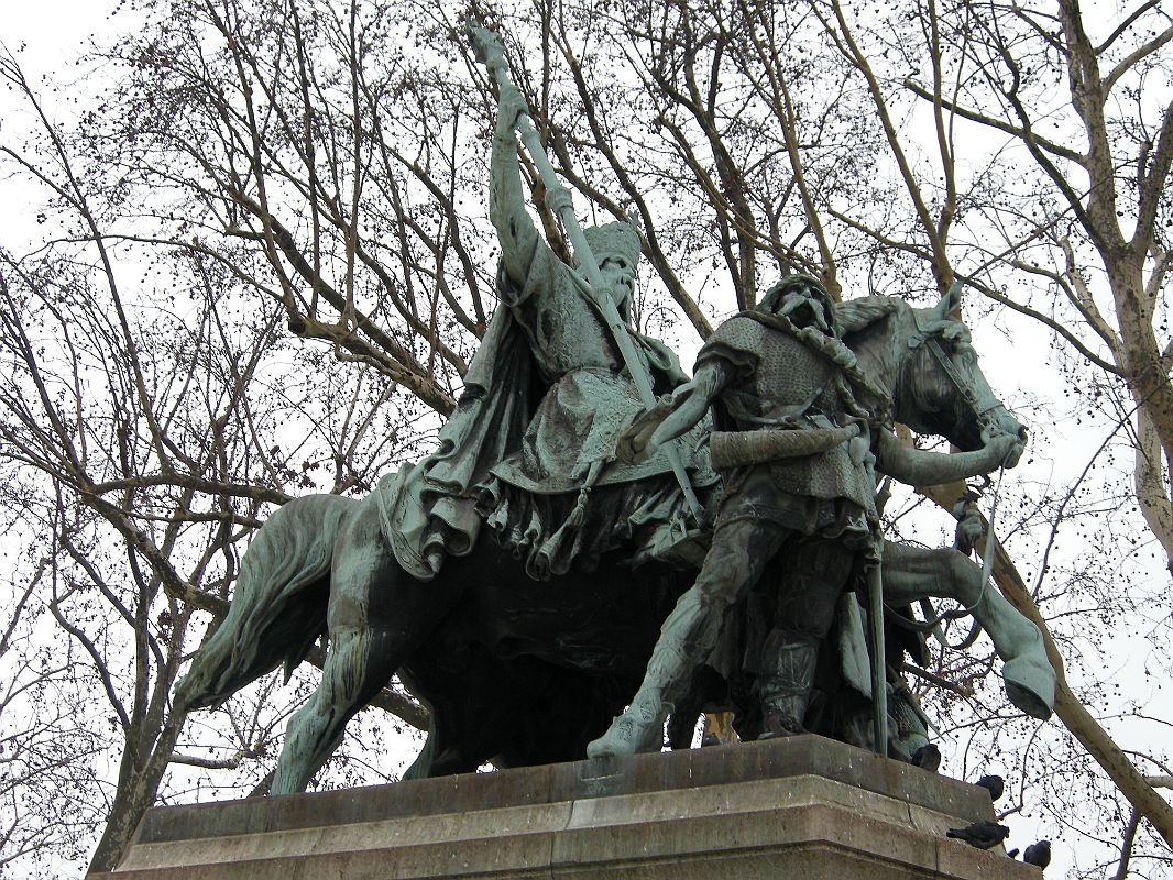 Paris 05 Notre Dame Statue Of Charlemagne 